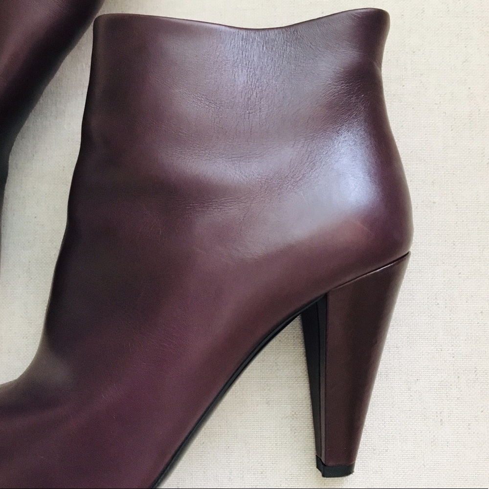 Jill Stuart maroon booties - Picture 3 of 8
